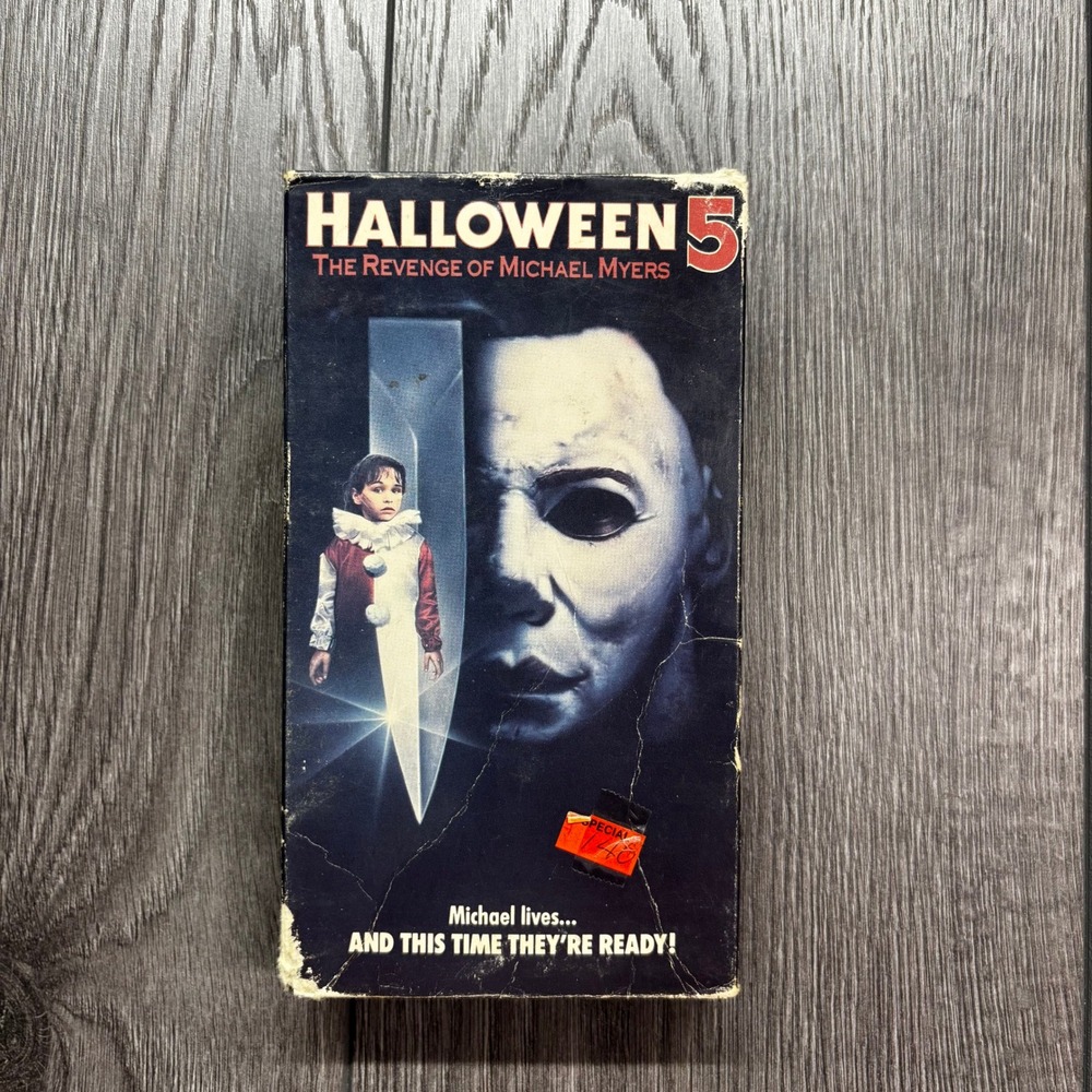 Halloween 5 The Revenge of Michael Myers VHS 1990 CBS FOX Video Horror Movie